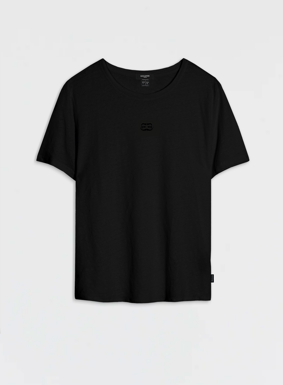 Regular Fit T-Shirt with Tone-on-Tone Logo