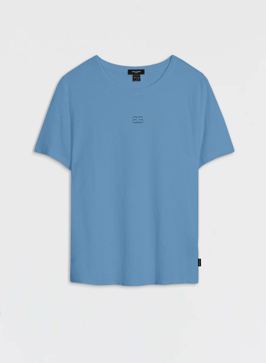 Regular Fit T-Shirt with Tone-on-Tone Logo