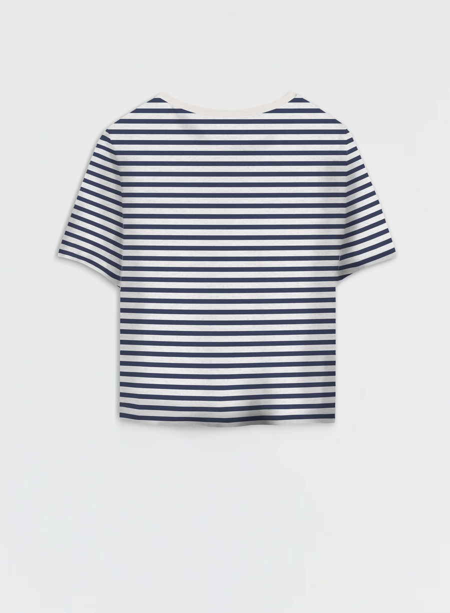 Linen Boxy T-Shirt