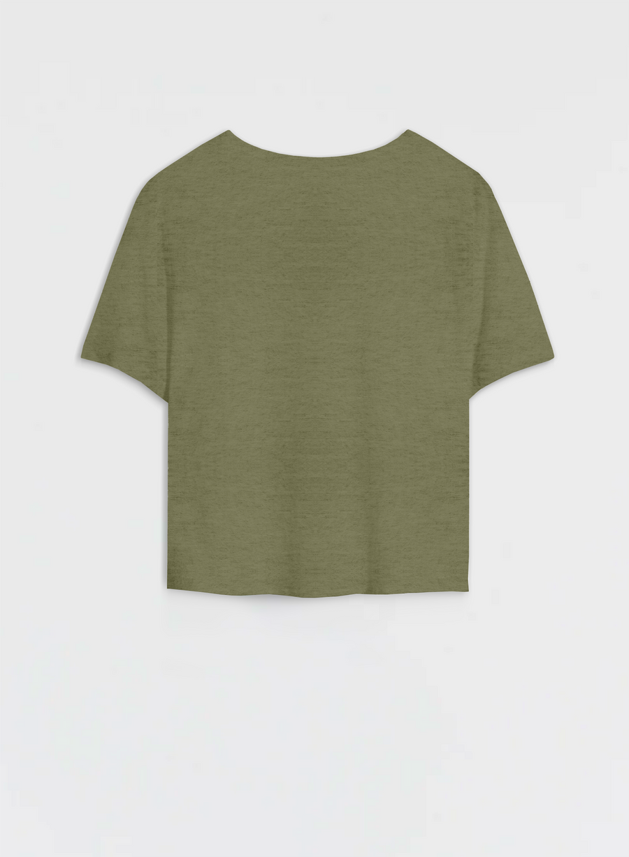 Linen Boxy T-Shirt