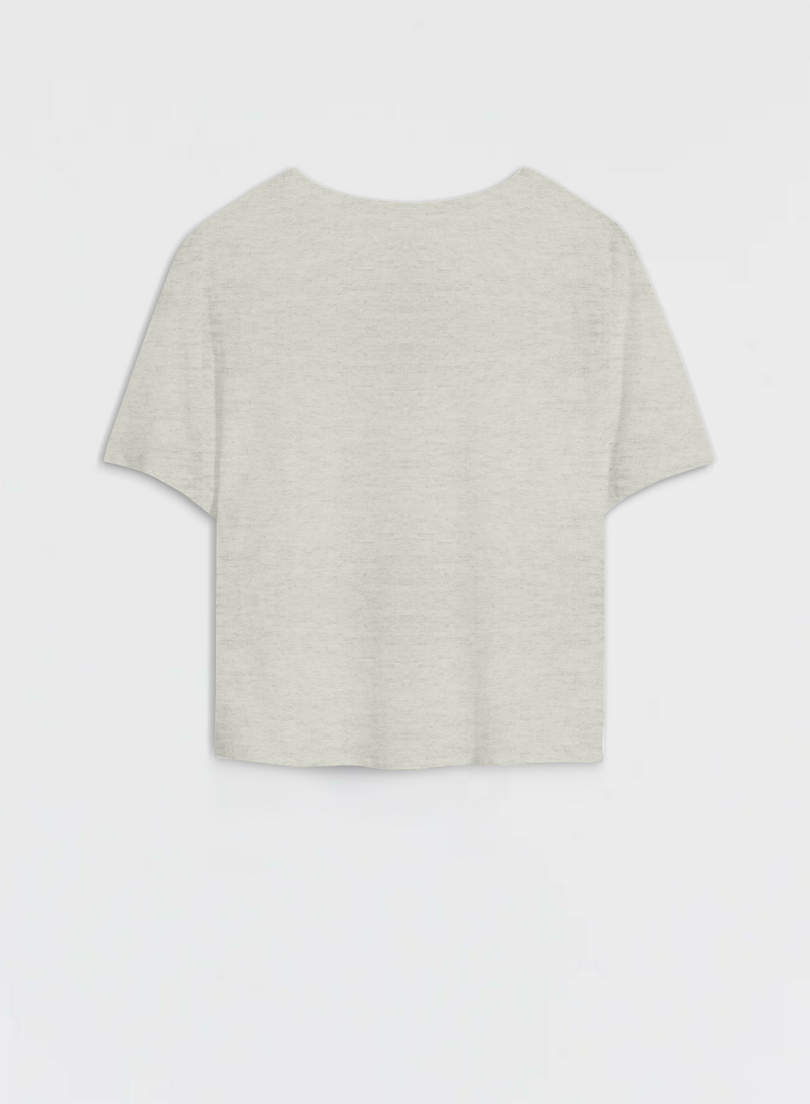 Linen Boxy T-Shirt