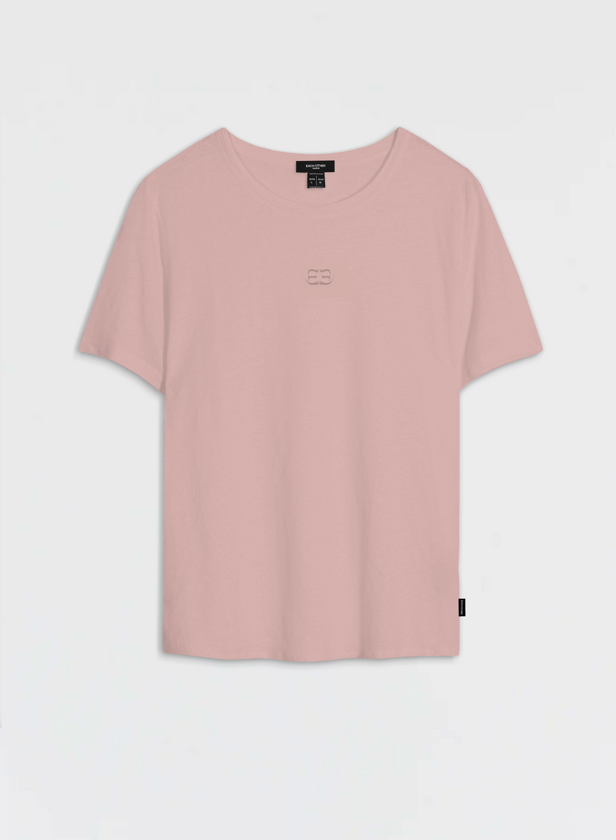 Regular Fit T-Shirt with Tone-on-Tone Logo