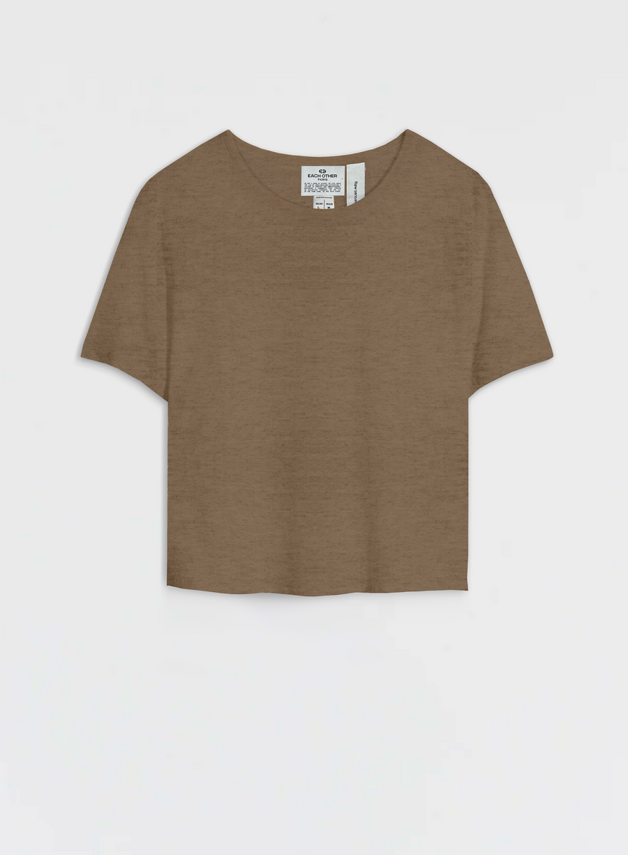 Linen Boxy T-Shirt