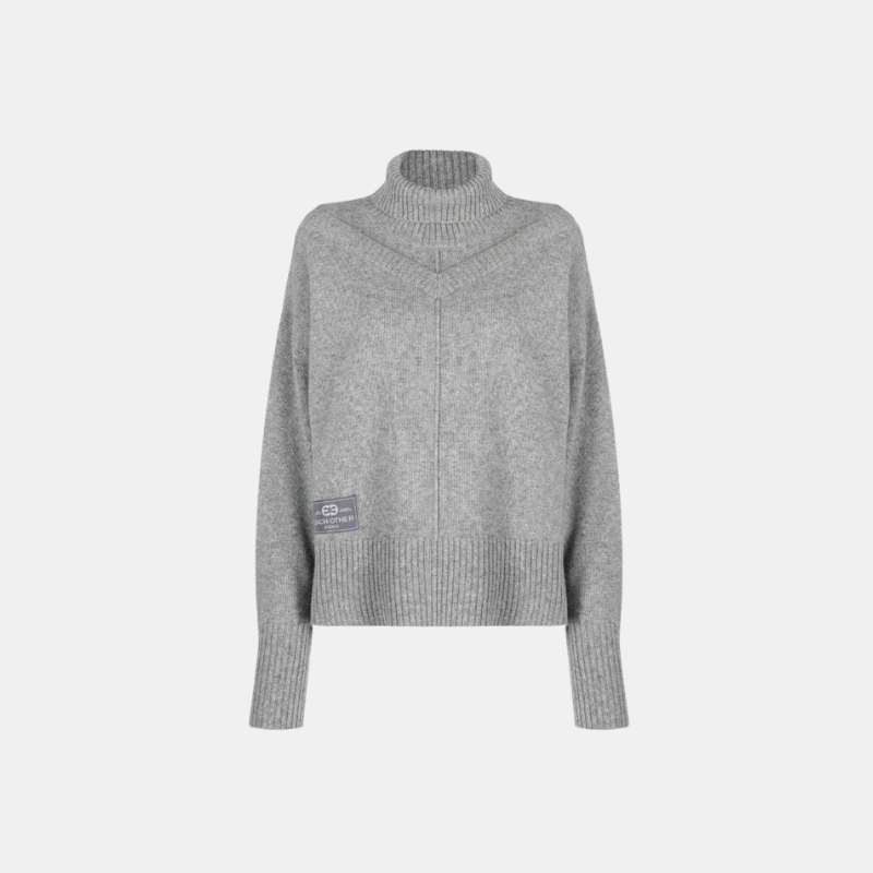 Turtle Neck Knit Sweater