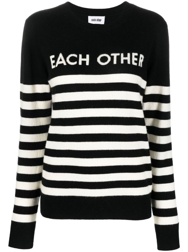 Each Other Classic Striped Mariner Knit Sweater