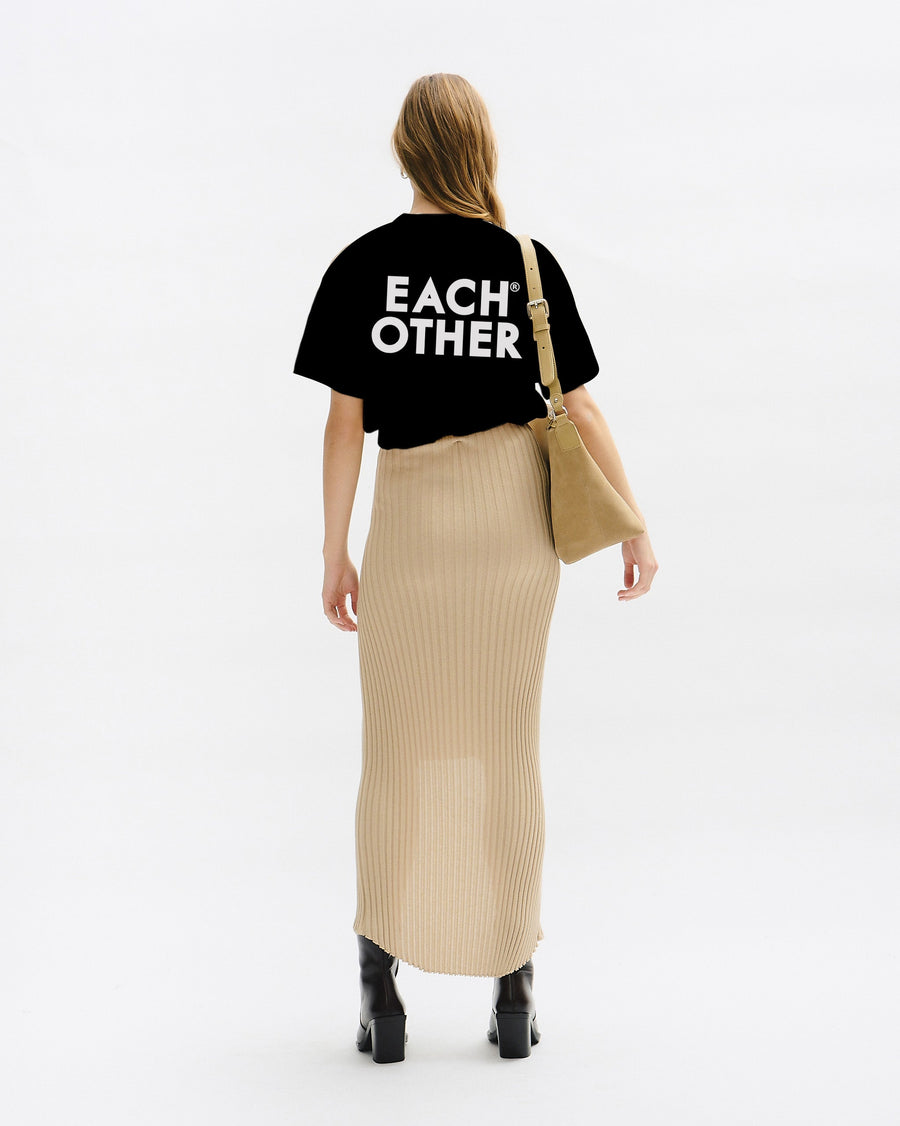 Each Other x Elizabeth Sulcer Boxy Logo T-Shirt