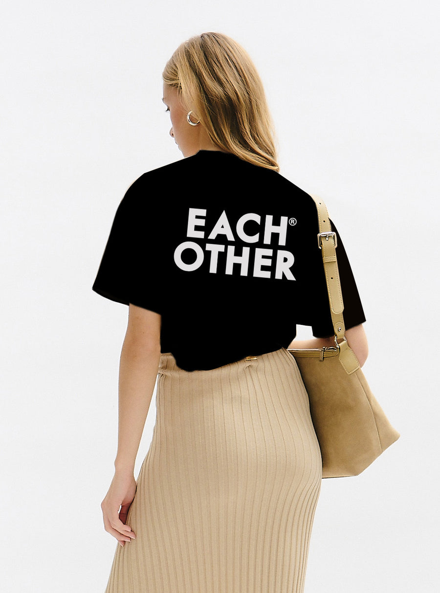 Each Other x Elizabeth Sulcer Boxy Logo T-Shirt