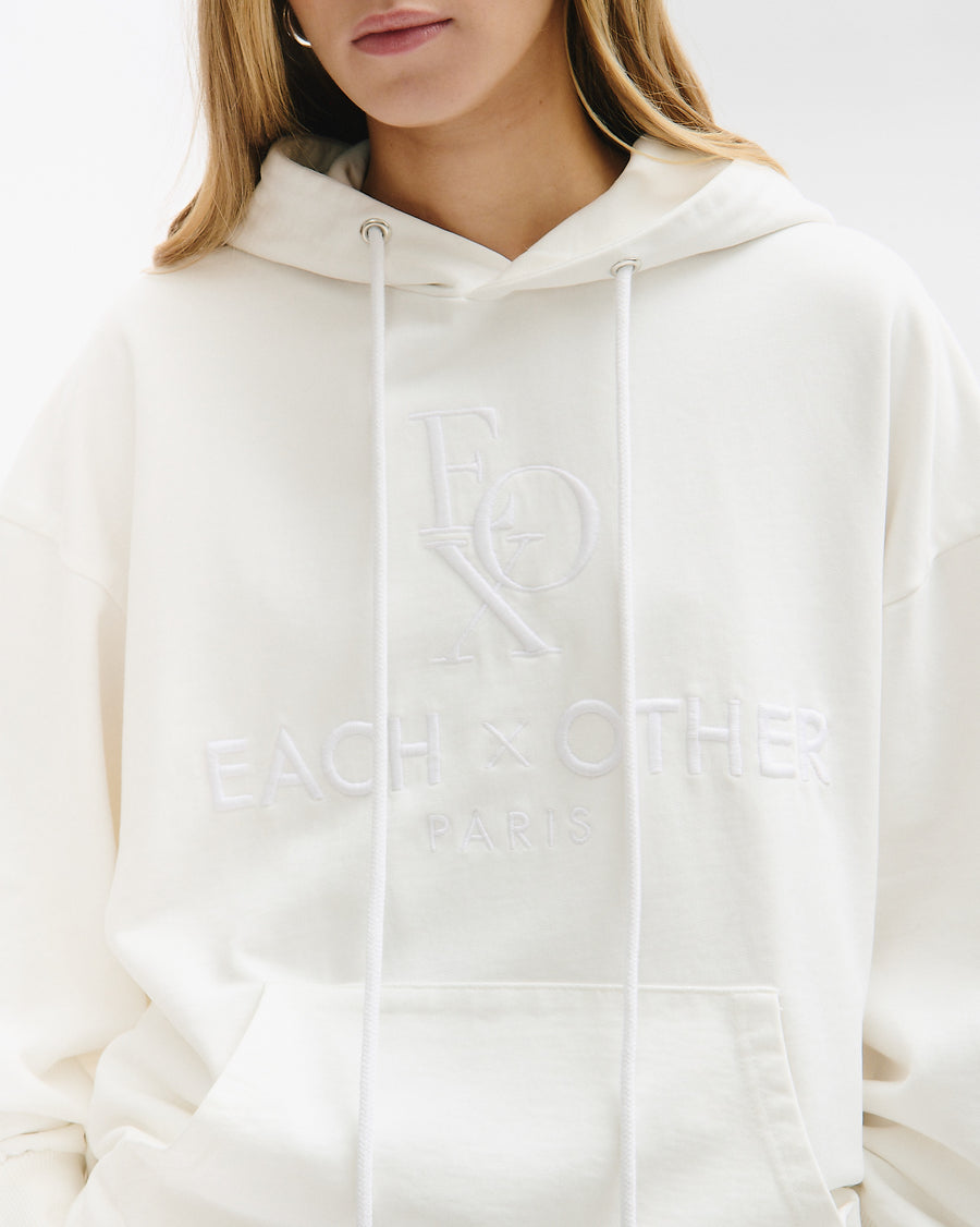 Each x Other Monogram Oversize hoodie